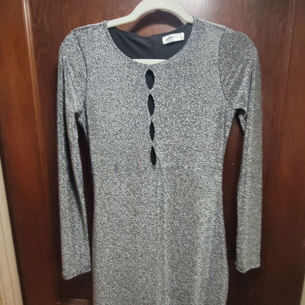 Hollister Sparkly Long Sleeve Bodycon Dress – Preloved, No Tags